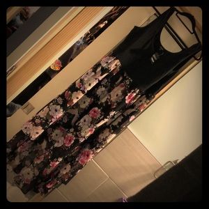 Torrid hi low floral dress